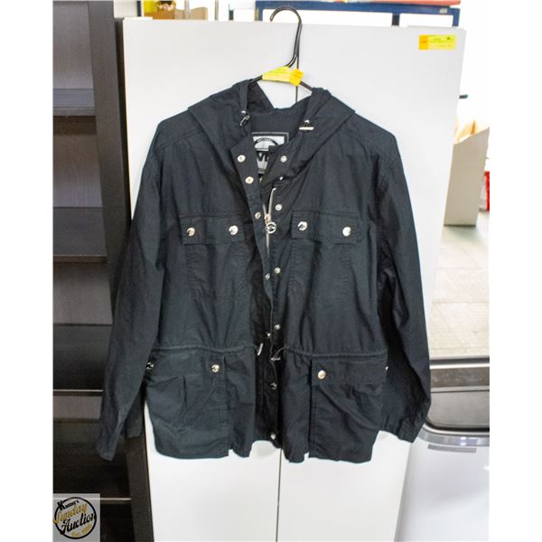 MICHAEL KORS WOMEN LARGE BLACK COTTON