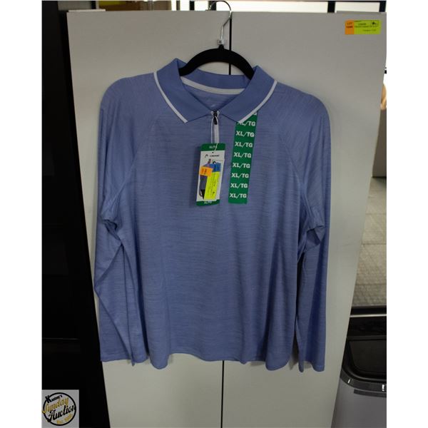 NEW HEAD WOMENS X-LARGE 1/4 ZIP LONG SLEEVE ACTIVE