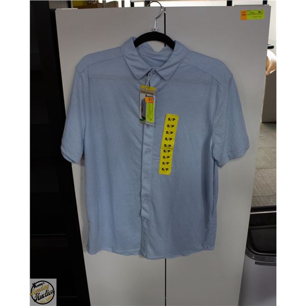 NEW MENS FRANK & OAK MENS SMALL SHORT SLEEVE SHIRT