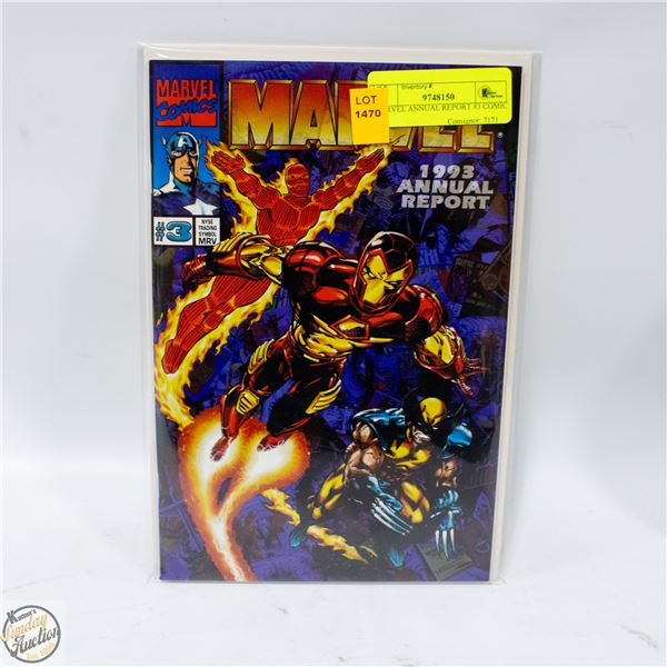 MARVEL ANNUAL REPORT #3 COMIC