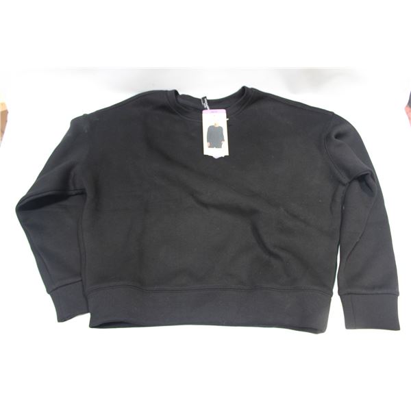 NEW LAZY PANTS WOMENS X-SMALL SUEDED SWEATSHIRT