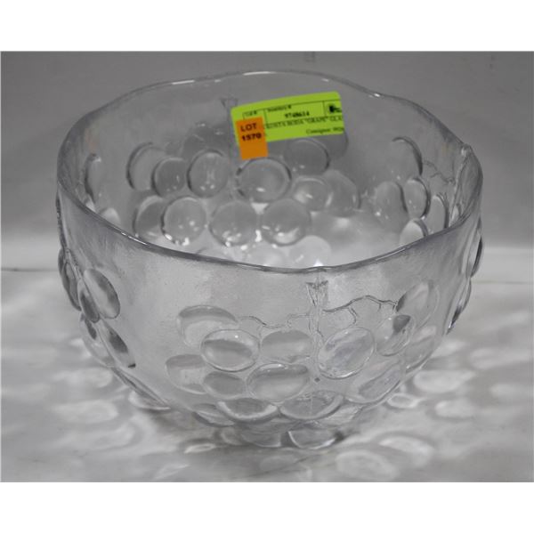 1970'S KOSTA BODA "GRAPE" GLASS BOWL