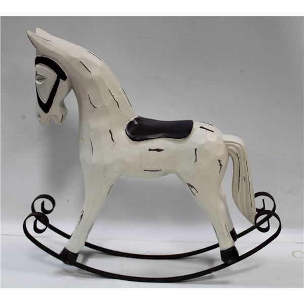 ROCKING HORSE HOME DECOR, 12" HIGH X 13" WIDE