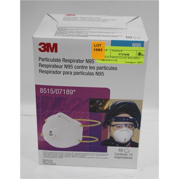 # 8515 PARTICULATE WELDING RESPIRATOR