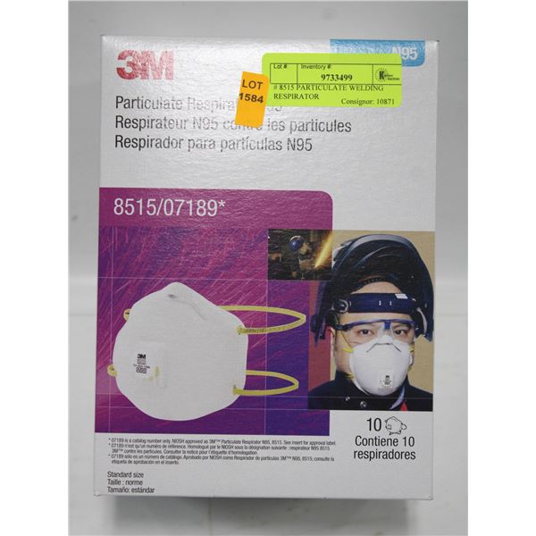 # 8515 PARTICULATE WELDING RESPIRATOR