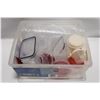 Image 1 : 24 CONTAINERS WITH LIDS - SNAP LOCK,