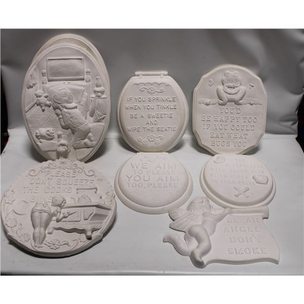 LOT OF UNFINISHED CERAMICS