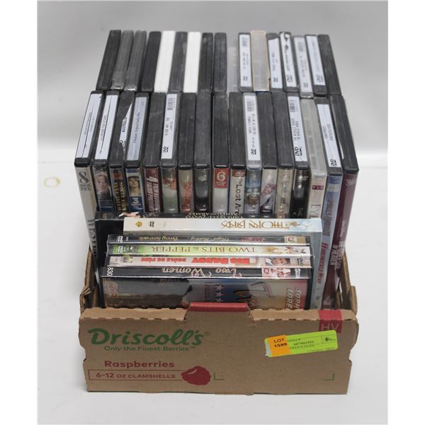 LOT OF VARIOUS DVDS