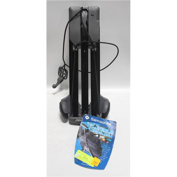 SAMSONITE MICRO MOVERS FOLD AWAY CARRY ON CART