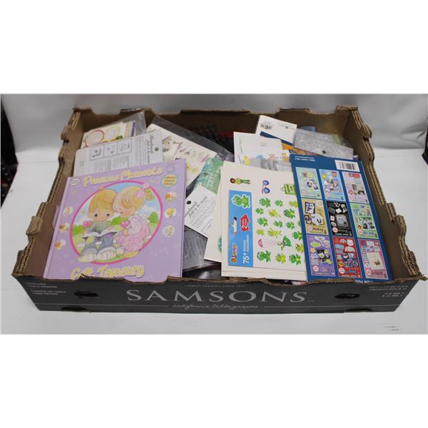 LOT OF SCRAPBOOKING SUPPLIES
