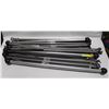 Image 1 : 4 FOLDABLE CLOTHING RACK STANDS EASY STORAGE