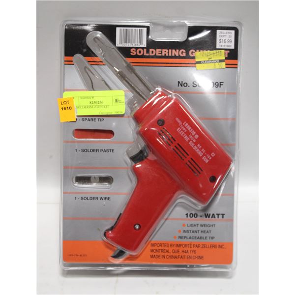 RED SOLDERING GUN KIT