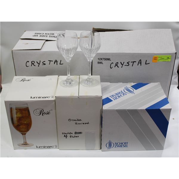 ZWIESEL “STARLYTE” CRYSTAL STEMWARE