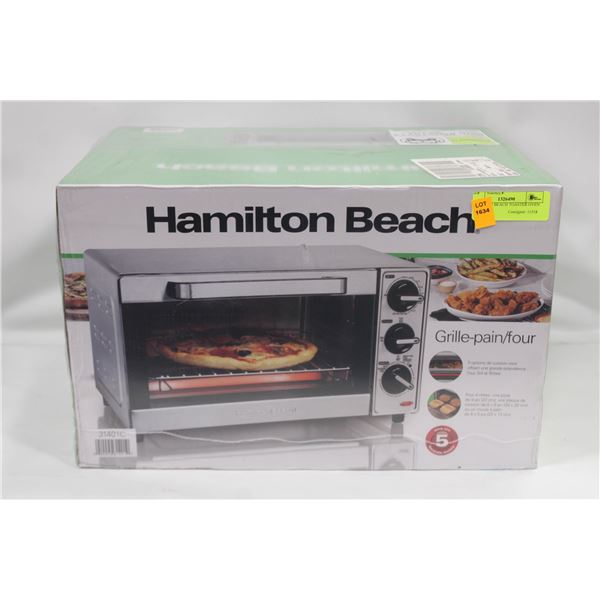 HAMILTON BEACH TOASTER OVEN