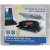 Image 1 : VINYL RECORD PLAYER WITH USB PORT