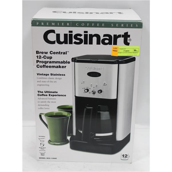 CUISINART 12 CUP COFFEE MAKER