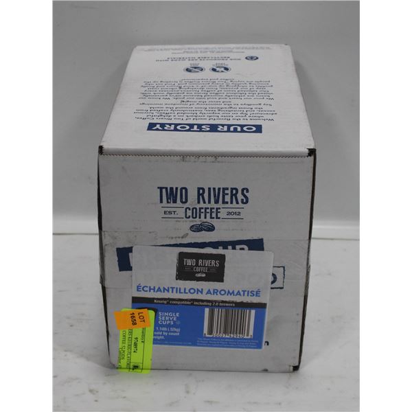 TWO RIVERS KEURIG FLAVORED SAMPLER COFFEE 52 PODS