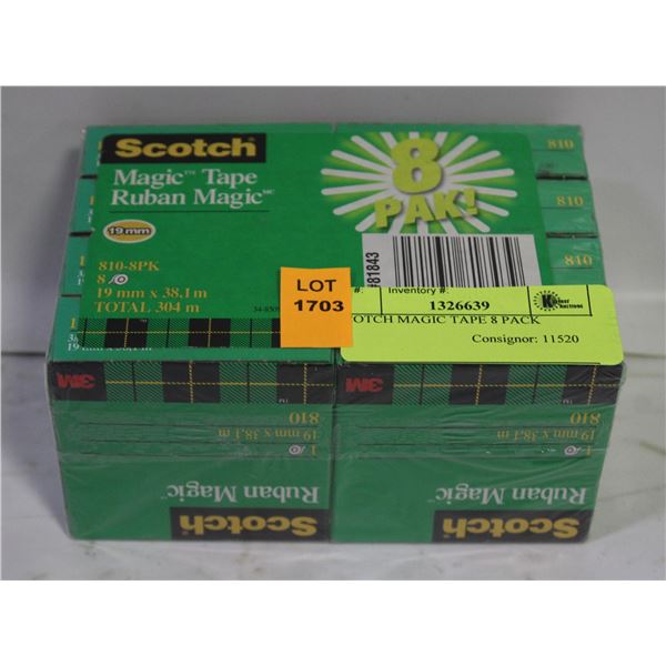 SCOTCH MAGIC TAPE 8 PACK