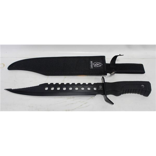 17 INCH TACTICAL BOWIE KNIFE FIXED BLADE