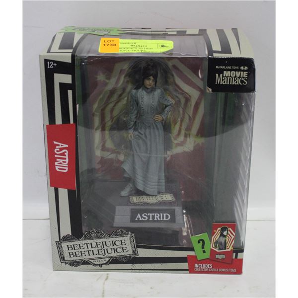 MOVIE MANIACS ASTRID BEETLEJUICE FIGURE