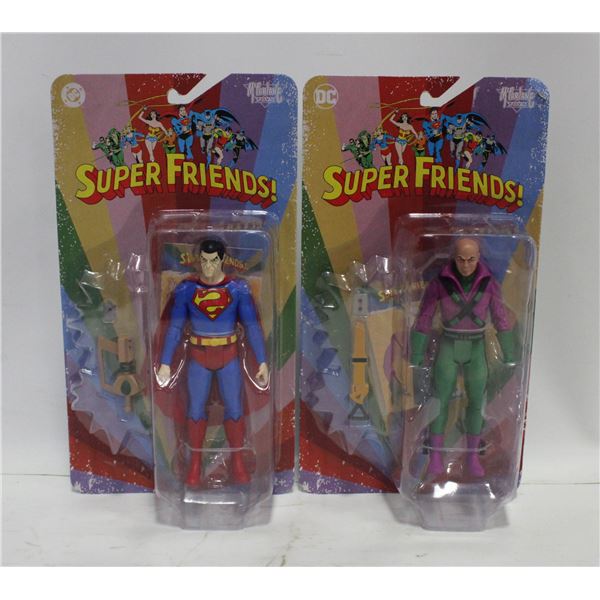 DC RETRO SUPER FRIENDS SUPERMAN AND