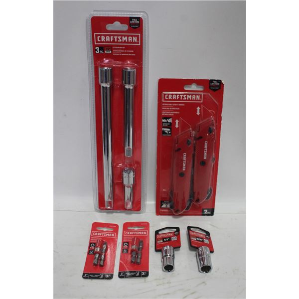 CRAFTSMAN LOT SOCKETS EXTENSION BAR