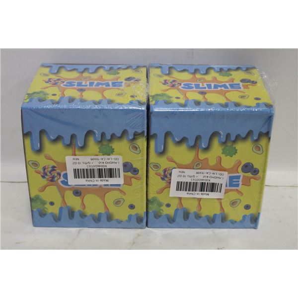 2 NEW SLIME KIT 300ML BLACK CAT PURPLE