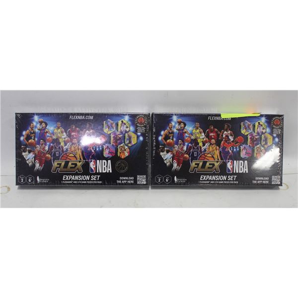 2 FLEX NBA EXPANSION SETS FLEXAGONS