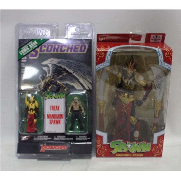 SPAWN MANDARIN FIGURE 7IN + 3IN THE