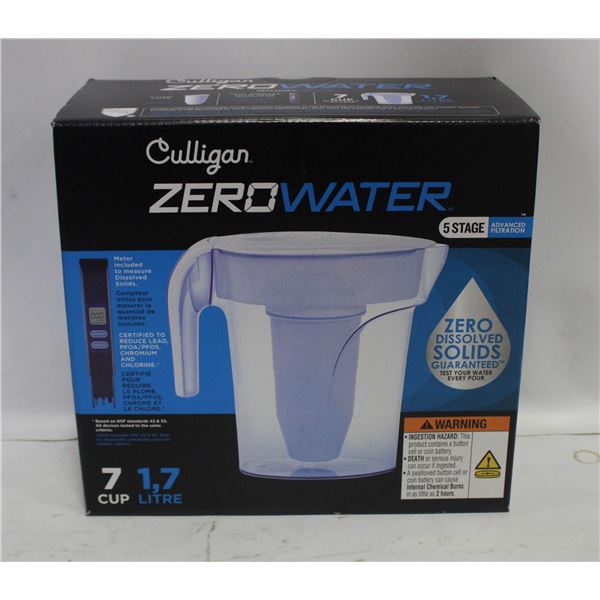 CULLIGAN ZEROWATER 7 CUP WATER FILTER