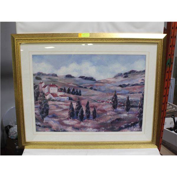 FRAMED WALL HANGING 30.5" X 38.5"