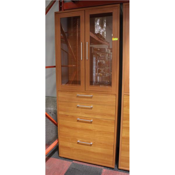 ORANGE WOOD OFFICE CABINET