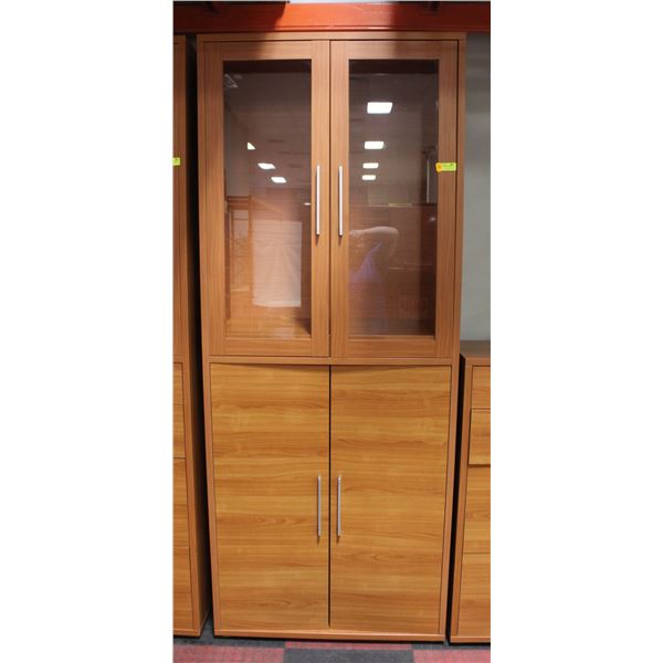 ORANGE WOOD OFFICE CABINET