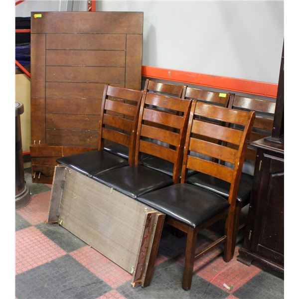 ESTATE SOLID WOOD DINING TABLE SET