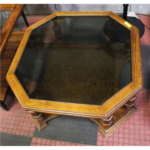 MATCHING COFFEE TABLE WITH THE GLASS