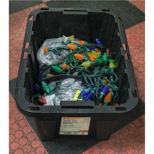 45L HD TOTE WITH HOLIDAY LIGHTS