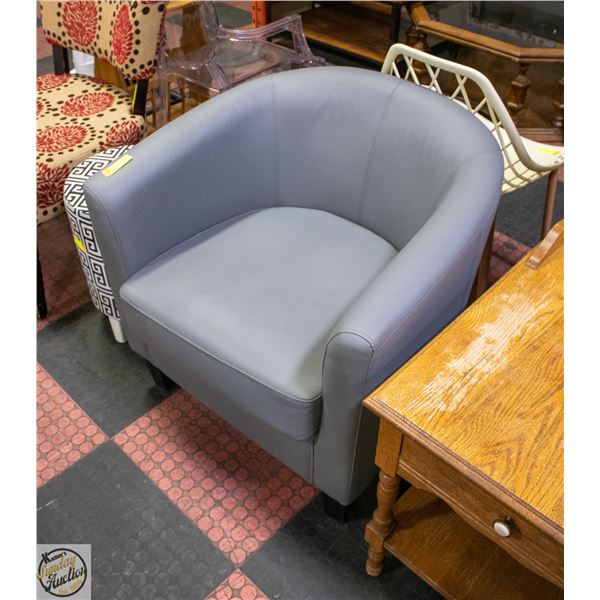 ESTATE COOL GREY ACCENT CHAIR