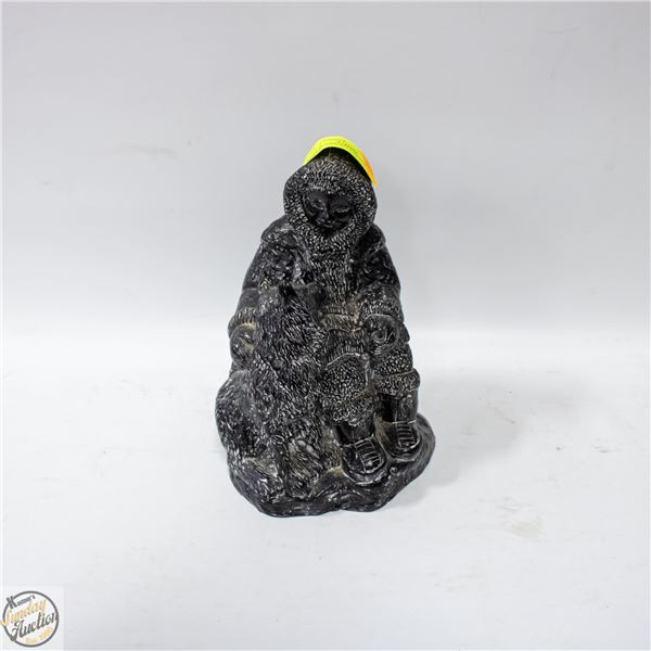 MADE IN CANADA CARVED STONE STATUE
