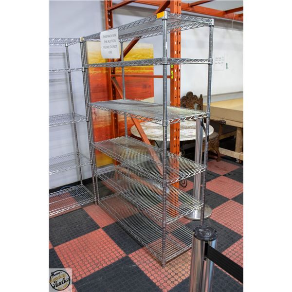 5 LEVEL STATIONARY METRO RACK
