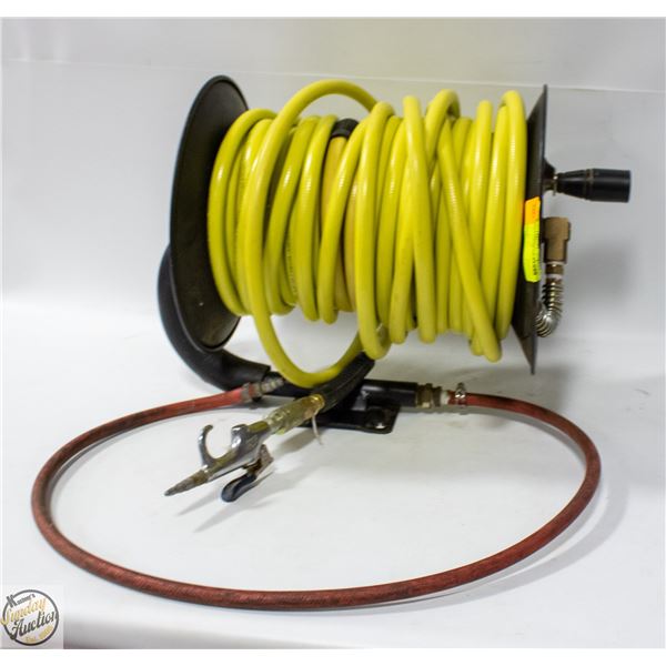 COMPRESSED AIR HOSE AND REEL