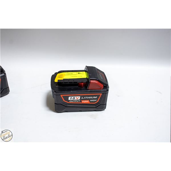 18V LITHIUM ION BATTERY