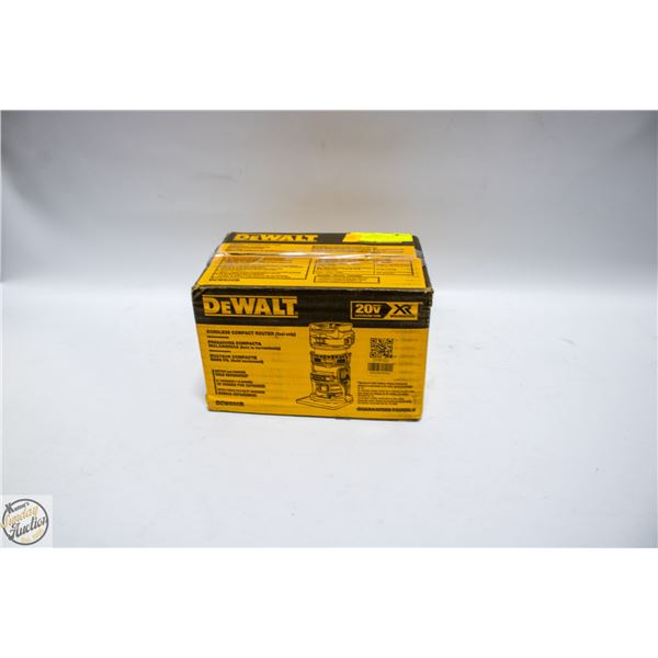 DEWALT CORDLESS COMPACT ROUTER TOOL ONLY