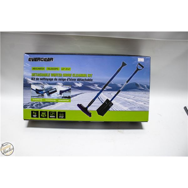 EVERGEAR DETACHABLE WINTER SNOW CLEANING KIT