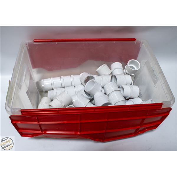 LOT OF SCHEDULE 40 PVC MALE ADAPTERS