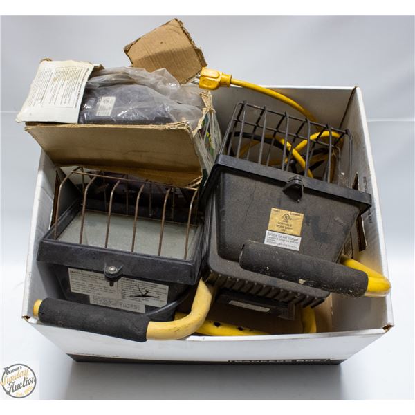 BOX W/ 2 WORKLIGHTS AND MORE