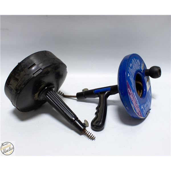 2 POWER MANUAL AUGERS / SNAKES