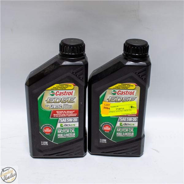 2L CASTROL SYNTEC 5W20 OIL
