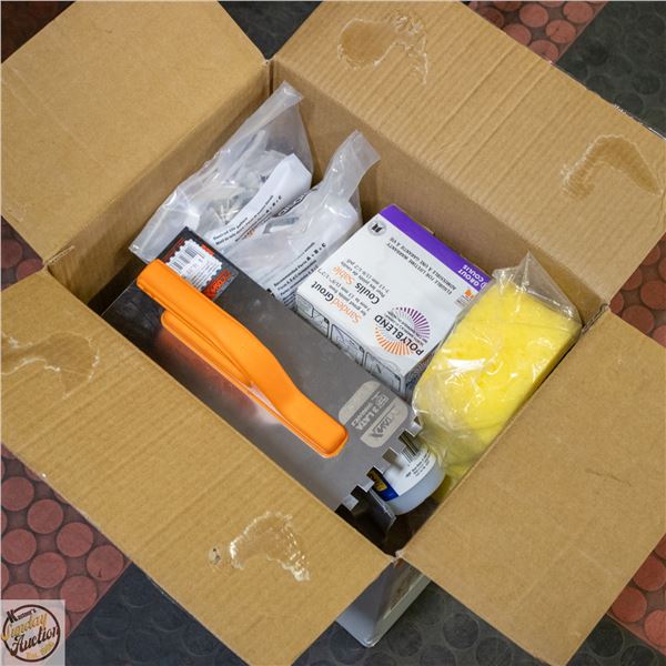 MUDDING, GROUT AND TILING SUPPLIES