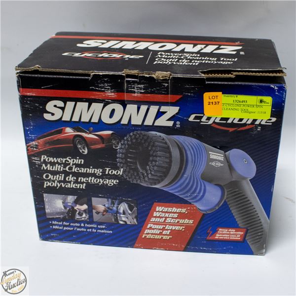 SIMONIZ CYCLONE POWER SPIN MULTI CLEANING TOOL