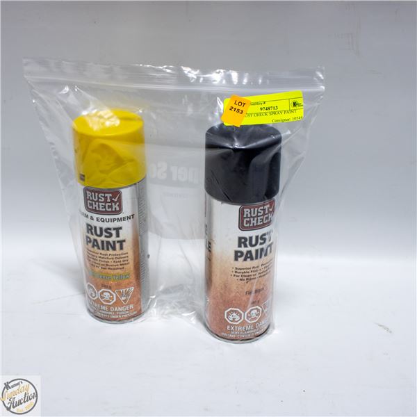 2PK RUST CHECK SPRAY PAINT